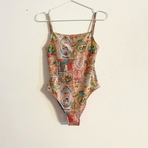 Desigual Colourful, Patterned Shimmery One-piece Women’s Swimsuit